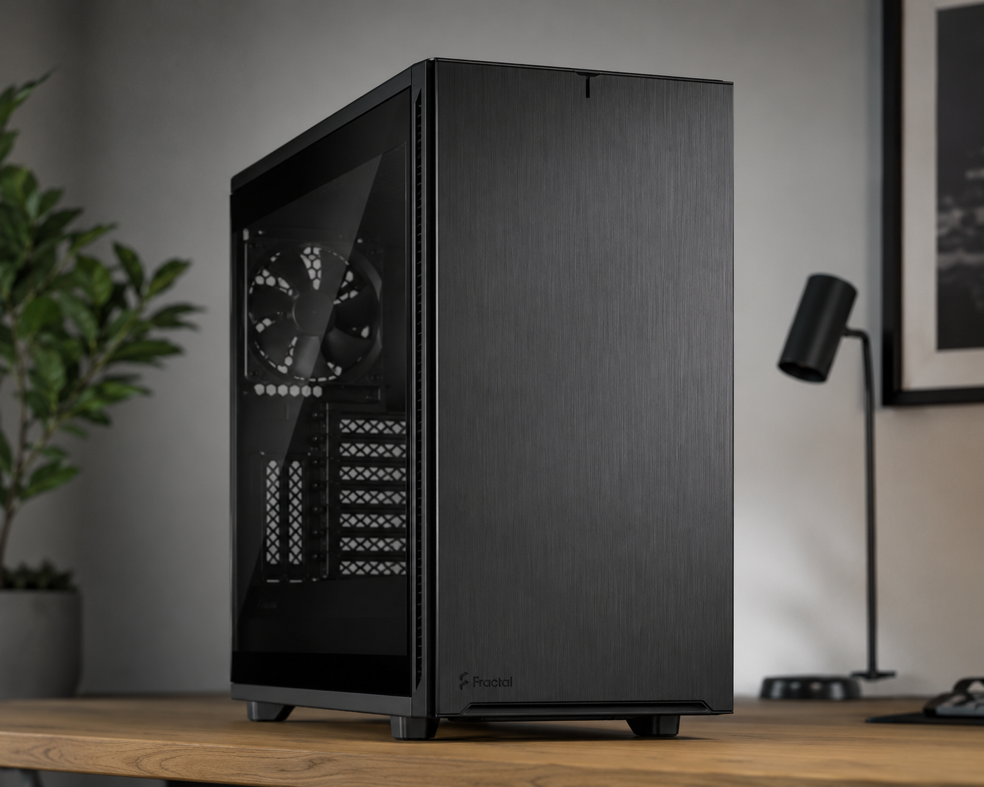 Fractal Design Define 7 silent PC case — built for studio recording environments